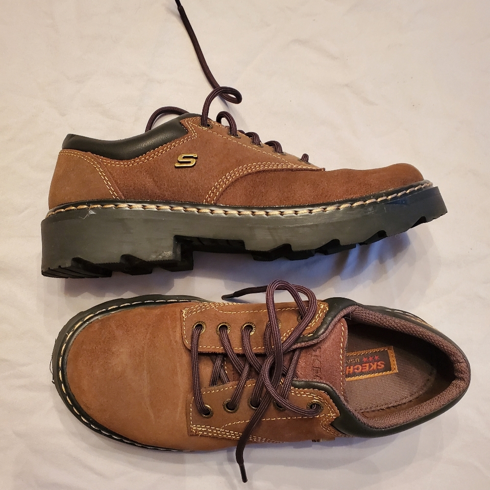Skechers Suede Leather Y2K Chunky